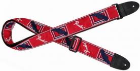 FENDER Jackquard Monogrammed Strap Red / White Blue