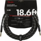 FENDER Deluxe Series 18,6 Instrument Cable Black Tweed