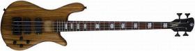 SPECTOR Rebop 4 DLX FM, Zebrano Matte, Black Stain, Black Hardware