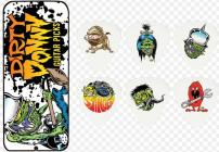 Galerijní obrázek č.1 Ostatní  DUNLOP Dirty Donny Series1 6 ks