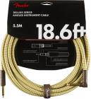 FENDER Deluxe Series 18,6 Instrument Cable Tweed Angled