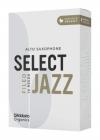 D'ADDARIO ORSF10ASX3S Organic Select Jazz Filed Alto Saxophone Reeds 3 Soft - 10 Pack
