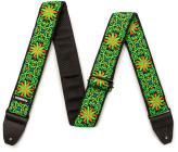 Galerijní obrázek č.1 Nylonové/textilní DUNLOP Jimi Hendrix Blacklight Fillmore Green Strap