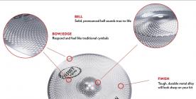 Galerijní obrázek č.1 Tréninkové pady SABIAN QTPC501 Quiet Tone Practice Cymbal Set