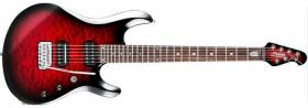 STERLING BY MUSIC MAN JP100D John Petrucci, Rosewood Fingerbaord - Ruby Red Burst