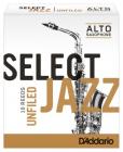 RICO RRS10ASX2M Select Jazz - Alto Saxophone Reeds - Unfiled - 2 Medium - 10 Box