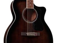 Galerijní obrázek č.4 Další tvary GUILD OM-260CE Deluxe Flamed Mahogany - Transparent Black Burst