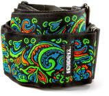 DUNLOP Jimi Hendrix Blacklight Love Drops Blue Strap