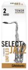 RICO RRS05TSX2H Select Jazz - Tenor Saxophone Reeds - Unfiled - 2 Hard - 5 Box