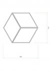 Galerijní obrázek č.5 Absorpční panely VELES-X Acoustic Hexagon / 3D cube
