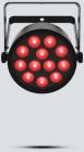 Galerijní obrázek č.1 LED RGBA (RGB+Amber) CHAUVET DJ SlimPAR Q12 ILS A-Stock