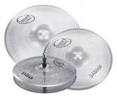 SABIAN QTPC502 Quiet Tone Practice Cymbal Set