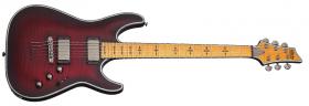 SCHECTER Hellraiser Extreme C-1, Crimson Red Burst Satin