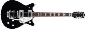 GRETSCH G5445T Double Jet with Bibsby, Rosewood Fingerboard - Black