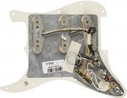 Galerijní obrázek č.1 Ostatní snímače, kytarová elektronika FENDER Pre-Wired Stratocaster Pickguard, Custom '69 SSS - White