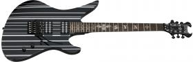 SCHECTER Synyster Standard - Black with Silver Pin Stripes