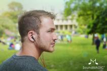 Galerijní obrázek č.2 Mobilní sluchátka (náhlavní a špunty) SOUNDMAGIC EP10 Black Green