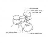 Galerijní obrázek č.5 Jiné konfigurace TAMA IP58H6W-ELY Imperialstar - Electric Yellow