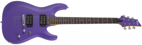 SCHECTER C-6 Deluxe Satin Purple