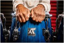 Galerijní obrázek č.1 Conga MEINL WKT1134BW Artist William Kachiro Thompson Conga 11 3/4” REMO Black Calfskin Skyndeep - Blue Wave