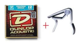 DUNLOP 83CB Trigger Acoustic + Dunlop Phosphor Bronze Light .012 - 0.54 Zdarma