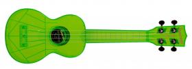 Hlavní obrázek Sopránové KALA Waterman Soprano Ukulele Fluorescent Sour Apple Green