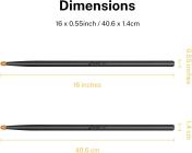 Galerijní obrázek č.1 5A DONNER 5A Classic Maple Black 2 Pair