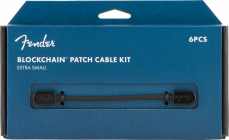 FENDER Blockchain Patch Cable Kit, Black, Extra Small