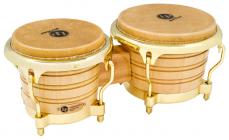 LATIN PERCUSSION Generation II Bongos - Natural - Gold