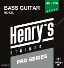 HENRY’S HEB45105PRO Bass Nickel - 045“ - 105”