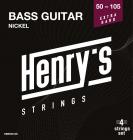 HENRY`S STRINGS HEBN50105 Bass Nickel - 050“ - 105”