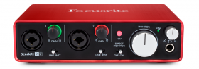 Hlavní obrázek USB zvukové karty FOCUSRITE Scarlett 2i2 2nd Gen