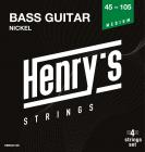HENRY'S STRINGS HEBN45105 Bass Nickel - 045“ - 105”