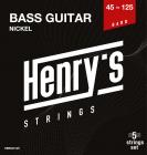 HENRY'S STRINGS HEBN45125 Bass Nickel - 045“ - 125”