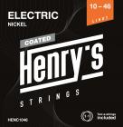 HENRY'S STRINGS HENC1046 Coated Electric Nickel - 010“ - 046”