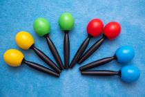 Galerijní obrázek č.3 Perkuse NINO PERCUSSION NINO575GG Molded ABS Maracas - Grass Green