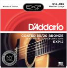 D'ADDARIO EXP12 80/20 Acoustic Bronze Super Medium - .013 - .056