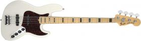 FENDER American Deluxe Jazz Bass Ash, Maple Fingerboard - White Blonde