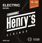 HENRY`S STRINGS HENC1052 Coated Electric Nickel - 010“ - 052”