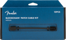 FENDER Blockchain Patch Cable Kit, Black, Medium