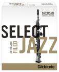 RICO RSF10SSX2M Select Jazz - Soprano Saxophone Reeds - Filed - 2 Medium - 10 Box