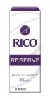 RICO RER05305 Reserve Classic - Bass Clarinet Reeds 3.0+ - 5 Box