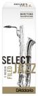 RICO RSF05BSX2S Select Jazz - Baritone Saxophone Reeds - Filed - 2 Soft - 5 Box