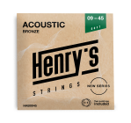 Hlavní obrázek Tvrdost .009 HENRY’S HAB0945 Acoustic Bronze - 009“ - 045“