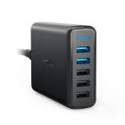 Hlavní obrázek Powerbanky a nabíječky ANKER PowerPort 5 with Dual QC 3.0 63W USB-A
