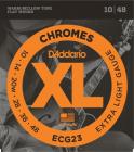 D'ADDARIO ECG23 Chromes Flat Wound Extra Light 10-48