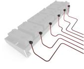 Galerijní obrázek č.2 Doplňky k pedalboardům D'ADDARIO XPND DIY Power Cable Kit