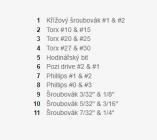 Galerijní obrázek č.1 Nářadí LEATHERMAN Bit Kit Sada #1