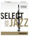 RICO RSF10SSX3S Select Jazz - Soprano Saxophone Reeds - Filed - 3 Soft - 10 Box