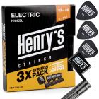 Galerijní obrázek č.1 Tvrdost .010 HENRY’S HEN1046-3P Nickel 10 46, 3pack set
